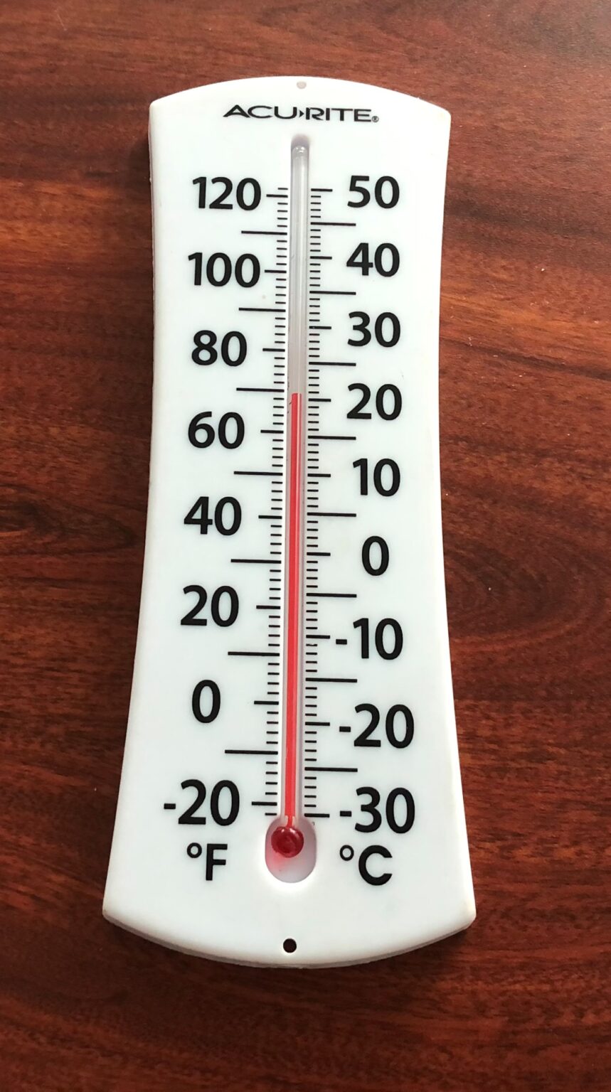 Diagram Of A Thermometer