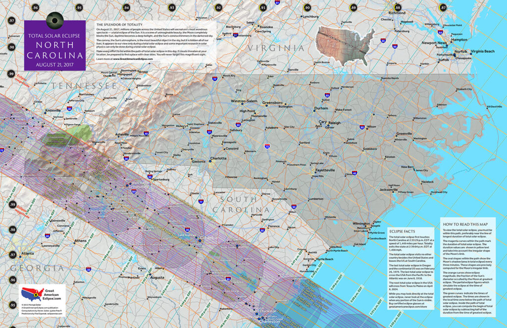 Aug 2017 Great Eclipse Map