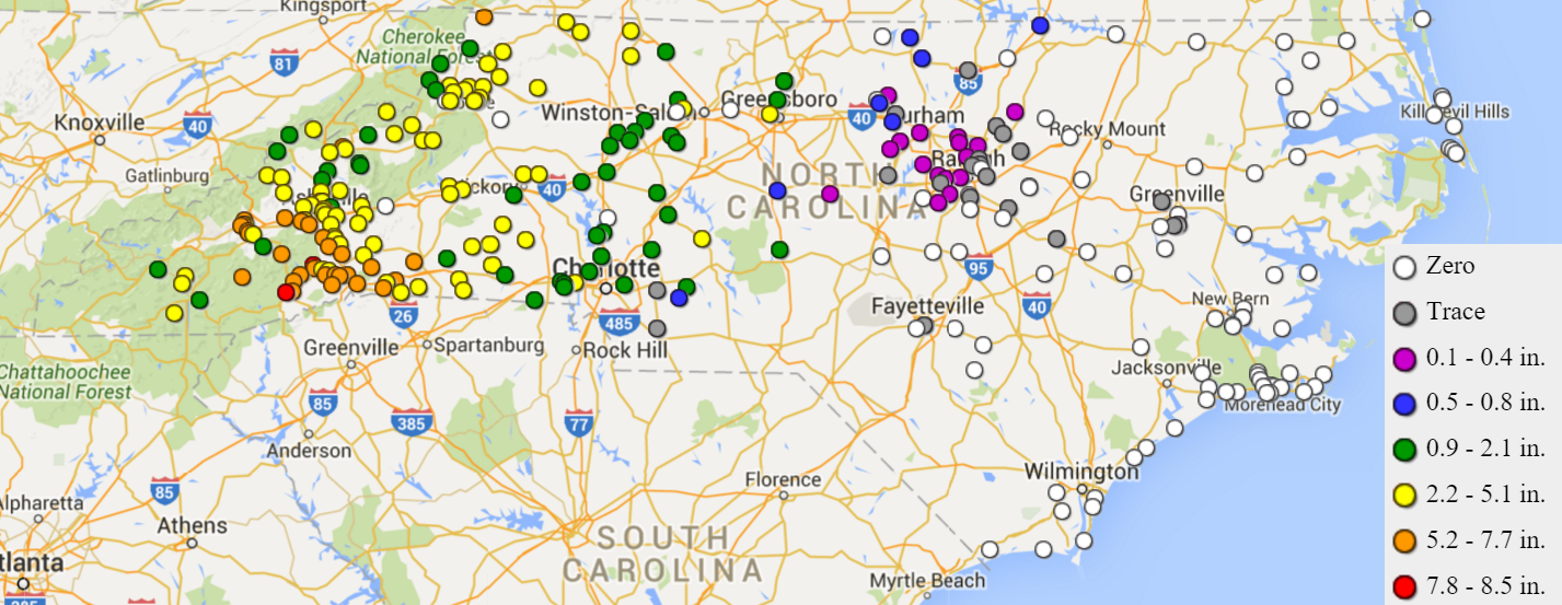 Memoirs about Meteorologists using CoCoRaHS Data - North Carolina State ...