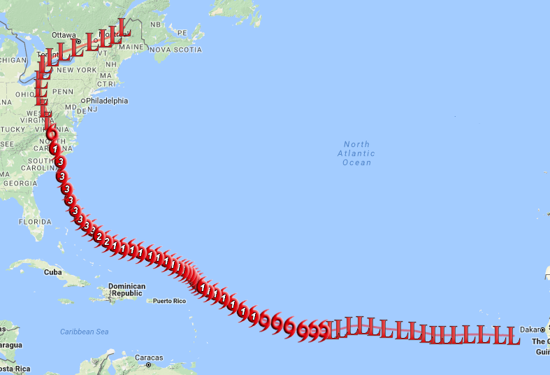 Then and Now, Fran a StandardBearer for Hurricane Destruction North