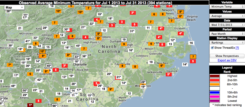 A Soaking Wet Summer Continues In July North Carolina State Climate Office 5076