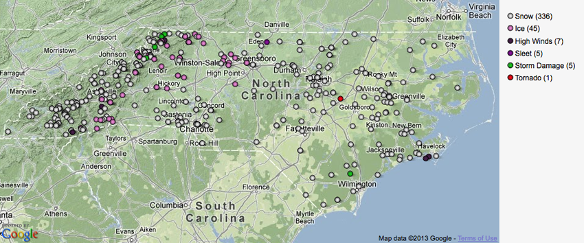 Near-Normal Precipitation and Temperatures in February - North Carolina ...