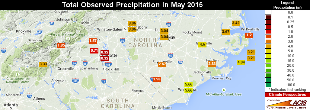 A Warm, Dry May Wraps Up a Similar Spring - North Carolina State ...