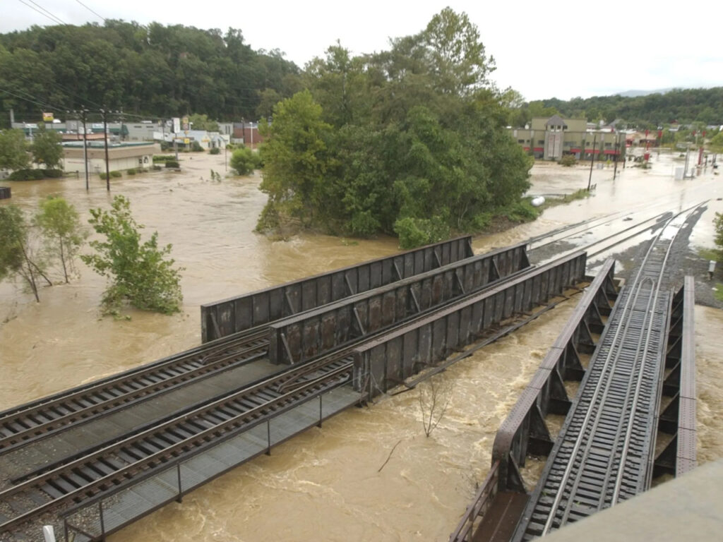 Flooding in Asheville