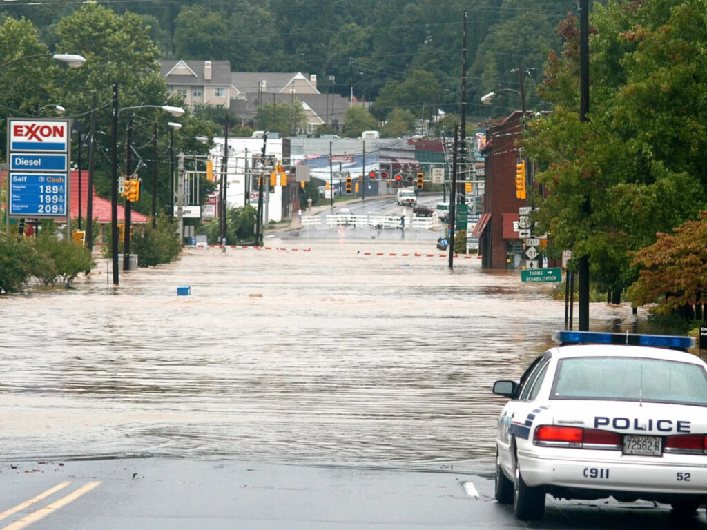 Flooding in Biltmore Village