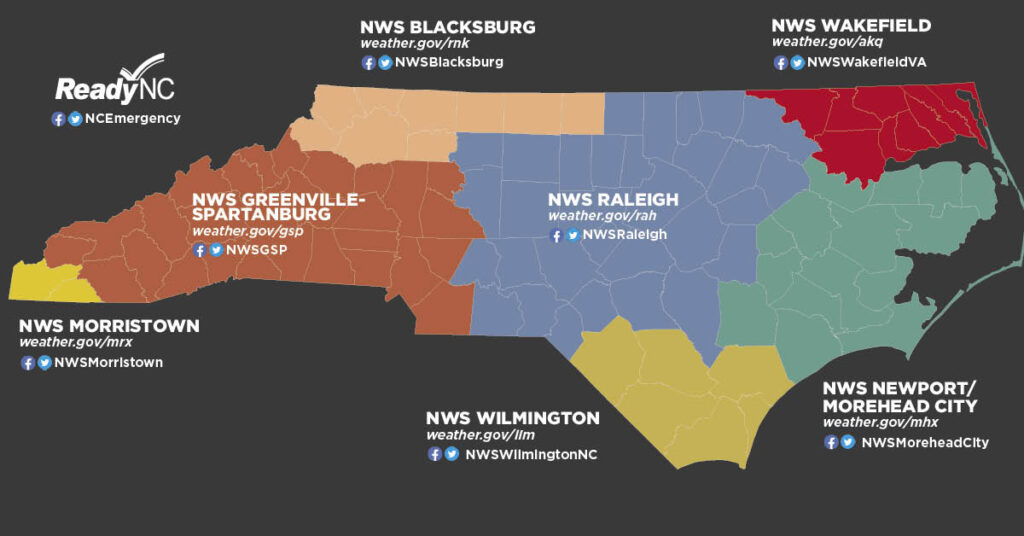 NC NWS Office Coverage