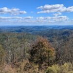 A photo of the scenery from Thunder Hill Overlook in the Mountains on October 16