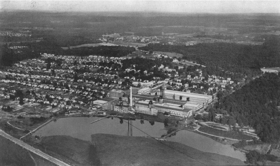 A photo of Proximity Mills in Greensboro circa 1925